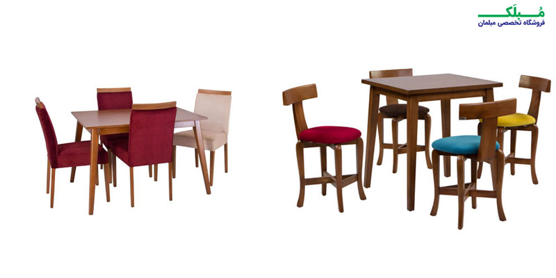 میز ناهار خوری چوبی آفر مدل ویونا در اندازه های مختلف